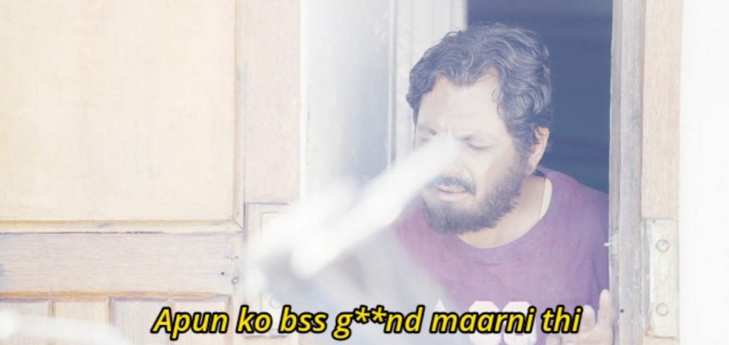 Apun ko bas marni thi - sacred games 2 meme template