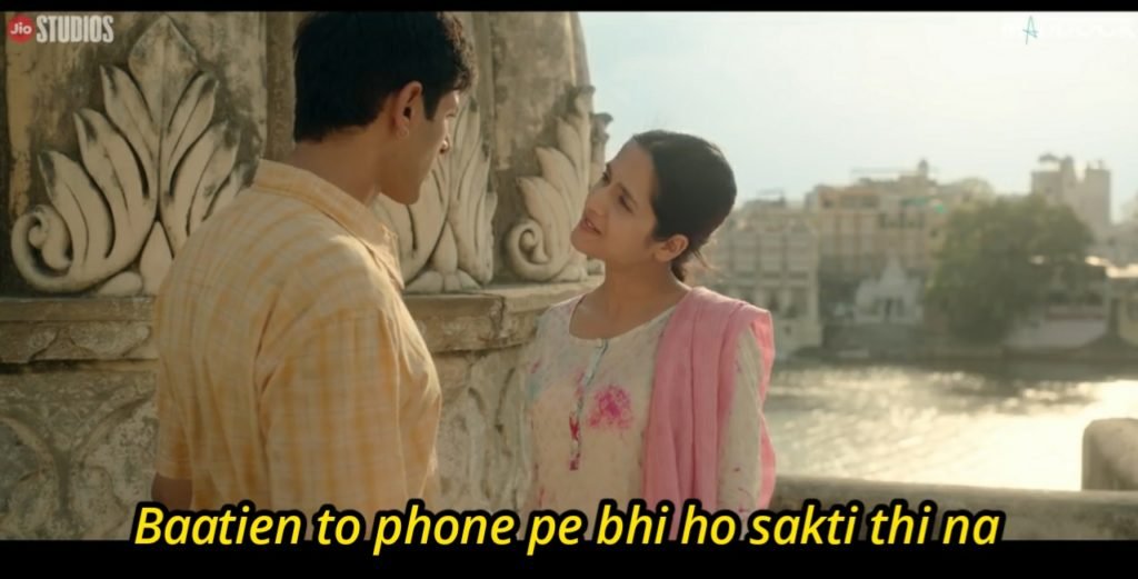 Baatien To Phone Pe Bhi Ho Sakti Thi Na - love aaj kal meme template