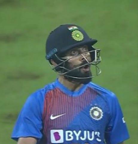 shocked virat kohli