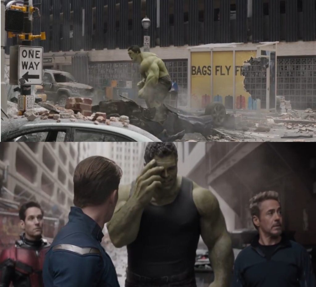 Angry Hulk Causing Wreck in New york meme template
Future Hulk feeling awkward meme template - Hulk meme templates - Avengers Endgame meme template