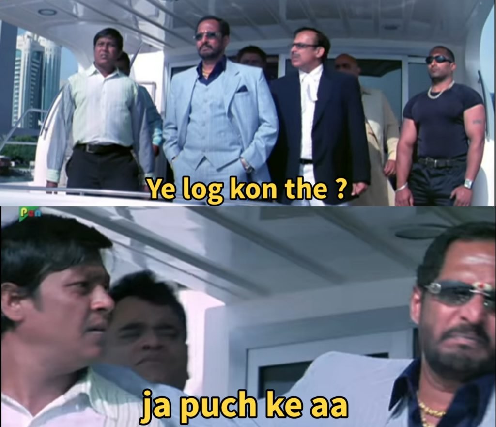 Ye Log Kon The Jaa Puch K Aa - Welcome Meme Template