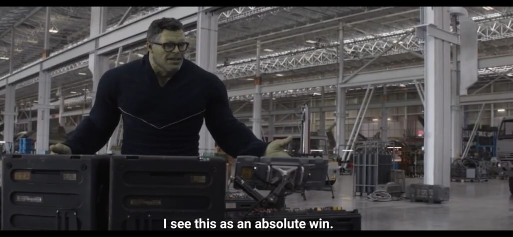 I see this as an absolute win meme template - Time travel scene meme templates - Avengers Endgame meme template