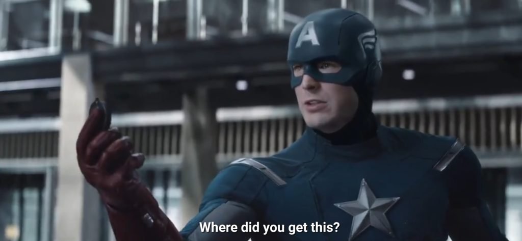 Where did you get this meme template - Confused Captain America meme template - Captain America Interrogating himself meme template - Avengers Endgame meme templates