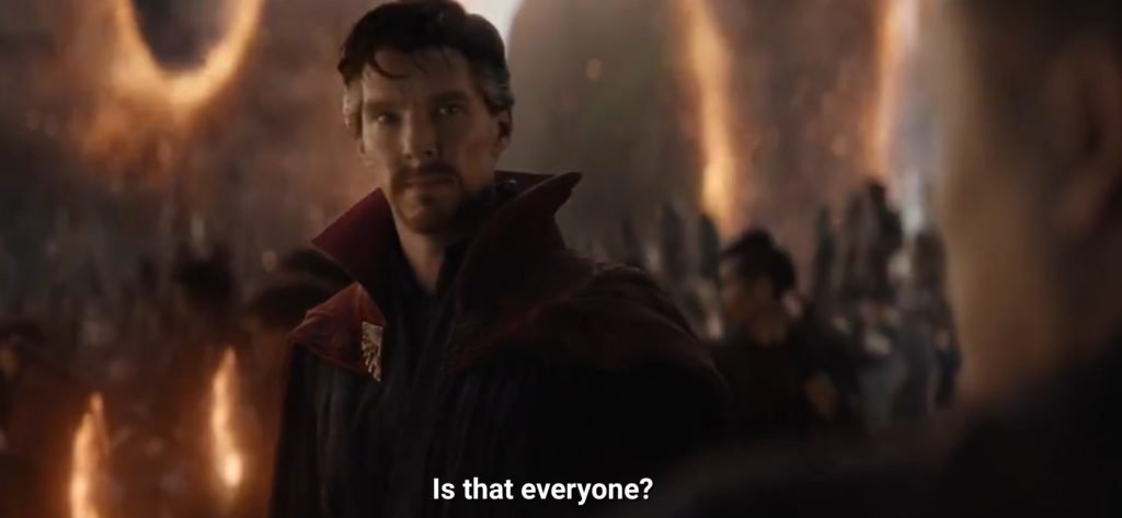 Dr Strange asking Is that everyone meme template - Dr strange meme templates - Avengers Endgame meme template