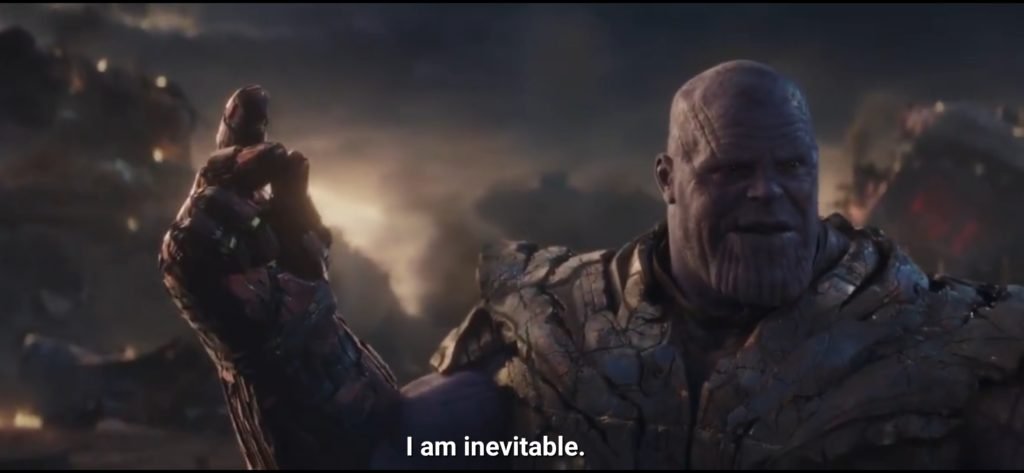 I am Inevitable meme template
Confident Thanos meme template - Thanos going for Snap meme template - Avengers Endgame meme templates