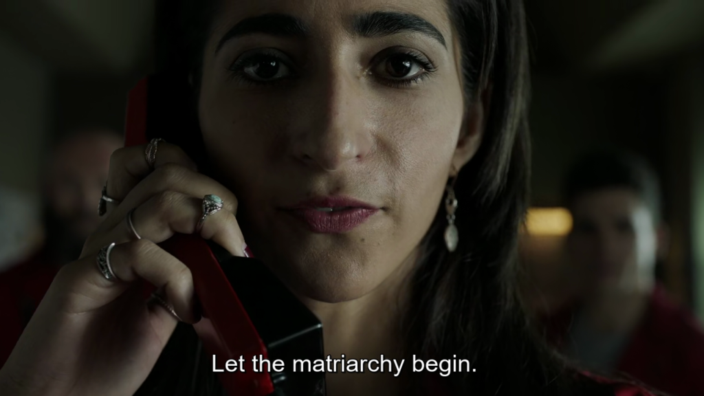 Let the Matriarchy begin scene meme template
Nairobi meme template
Nairobi money heist meme template