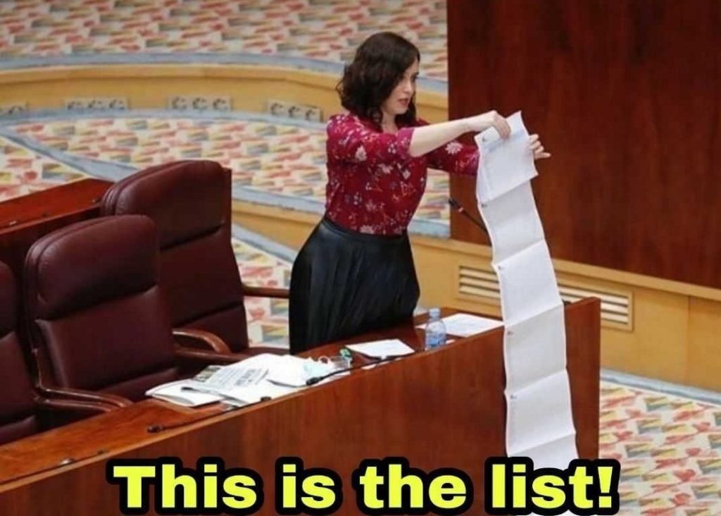 This Is The List Meme Template