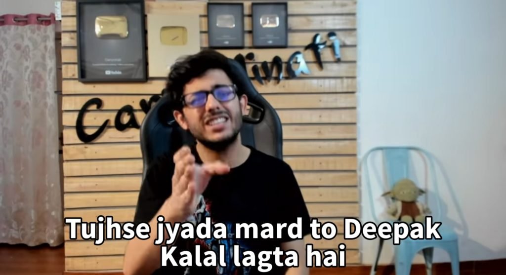 Tujhse Zyada Mard To Deepak Kalal Lagta Hai Meme Templates - Carry Minati Meme Templates