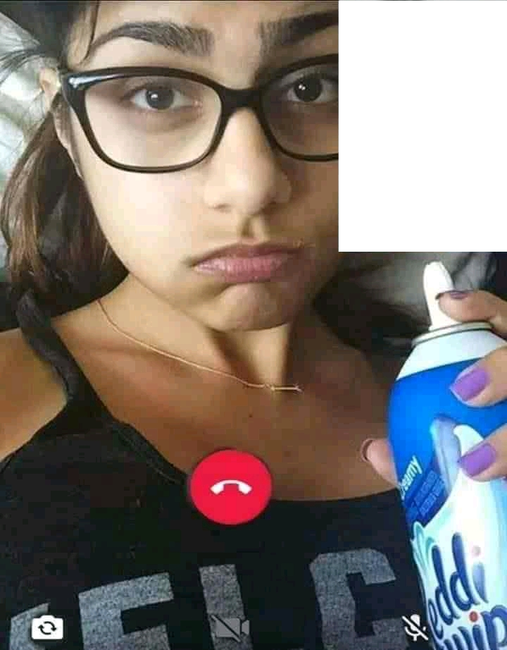 Mia Khalifa Video Chatting templates-Mia khalifa memes-Video chat with mia-dank meme templates