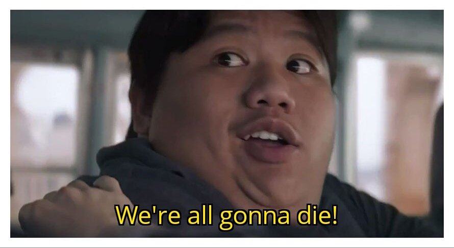 We are all gonna die-spider man homecoming meme-Ned Leeds meme template-friend of spider man-Latest meme template