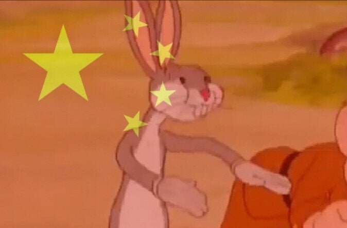 Communist Bunny meme tempaltes-Our Bunny-Bunny with flag of Russia USSR-getmemetemplates