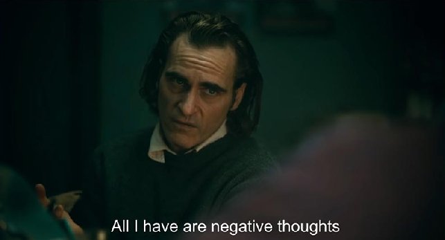 All I Have Are Negative Thoughts Meme - Joker Meme Templates