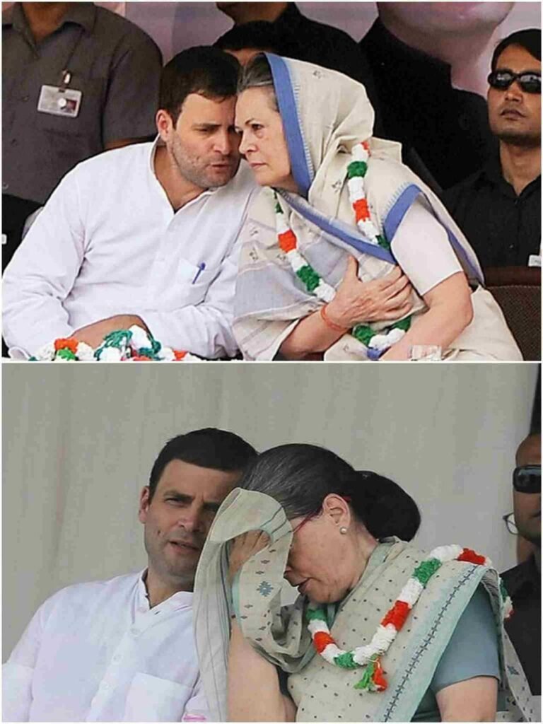 Sonia Gandhi Disappointed With Rahul Gandhi Meme Template
