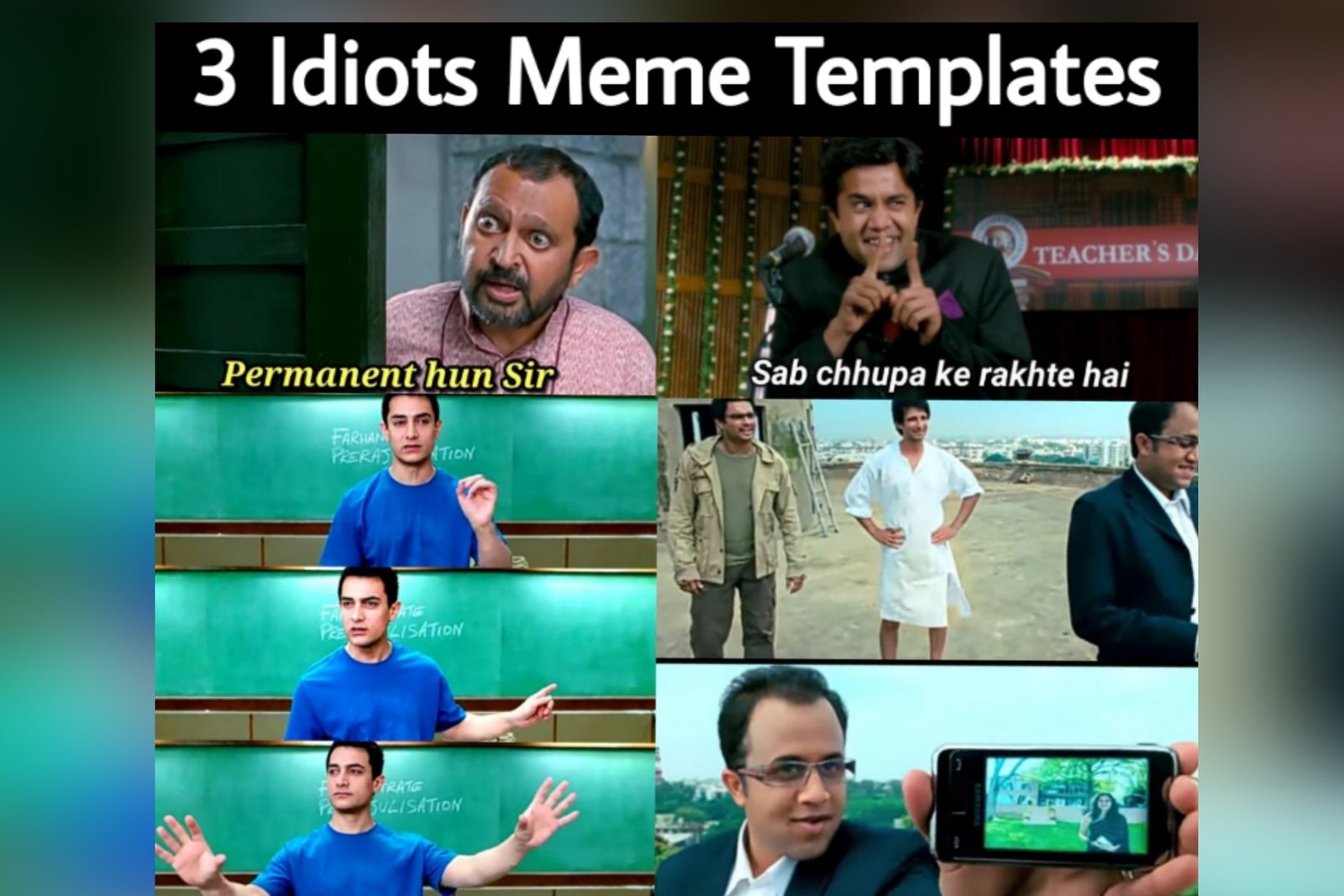 3 Idiots Meme Templates Movie Get Meme Templates