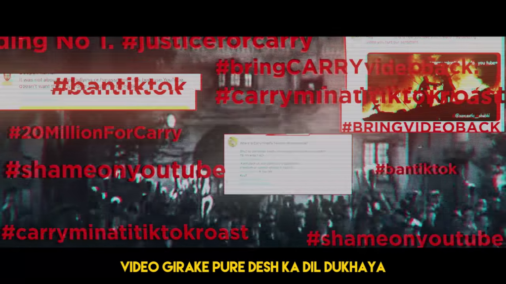 Video Girake pure desh ka dil dukhaya-Yalgaar meme templates-Carry minati latest meme templates-Carry minati rap song lyrics