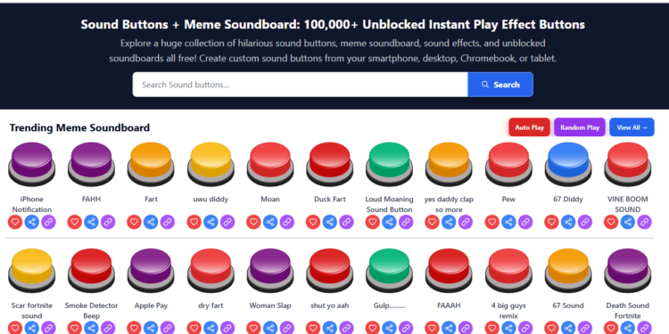 What Is SoundButtons.com? How to Use Sound Buttons and Meme Soundboard